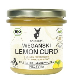 Krem Cytrynowy LEMON CURD bezglutenowy BIO - SANCHON 160 g