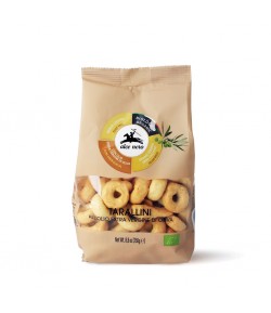 Tarallini z oliwą z oliwek extra virgin BIO - alce nero 250 g