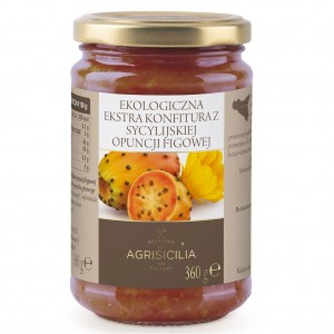 Konfitura z Opuncji figowej sycylijskiej BIO - AGRISICILIA 360 g
