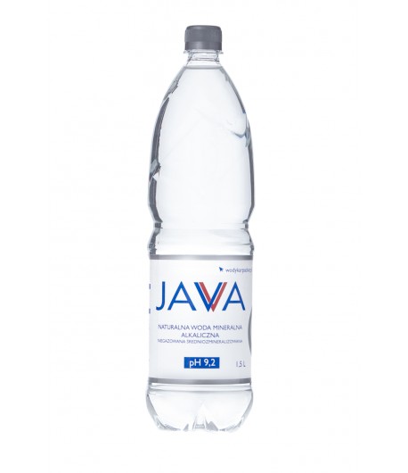 Naturalna woda mineralna ALKALICZNA niegazowana - JAVA 1,5 l