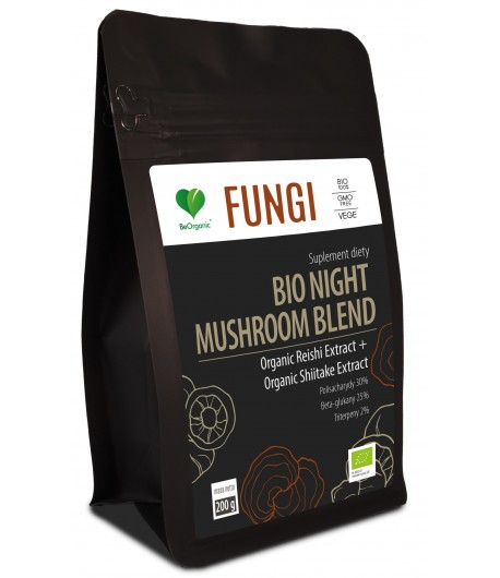 BIO NIGHT MUSHROOM BLEND - BeOrganic 200 g