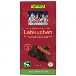 Czekolada gorzka z przyprawą do piernika BIO - RAPUNZEL 80 g
