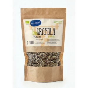 Granola proteinowa bez dodatku cukrów BIO - PAPAGRIN 320 g
