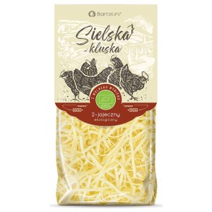 Makaron KRAJANKA 2-jajeczny semolinowy BIO - BARTOLINI 250 g
