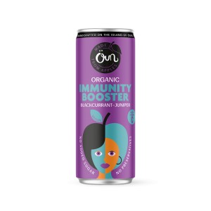 Napój musujący na odporność CZARNA PORZECZKA - JAŁOWIEC bez dodatku cukrów BIO - OUN 250 ml
