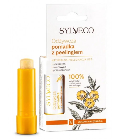 Odżywcza Pomadka z Peelingiem - Sylveco 4,6 g