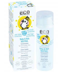 Krem na słońce SPF 50+ dla dzieci i niemowląt Neutral - ECO Cosmetics 50 ml