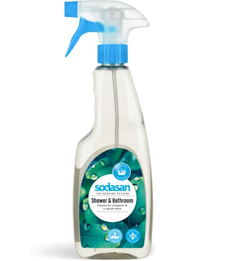 Ekologiczny Płyn do czyszczenia kabin prysznicowych i łazienek - Sodasan 500 ml