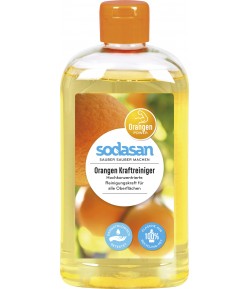 Pomarańczowy płyn do czyszczenia - silnie skoncentrowany - Sodasan 500 ml
