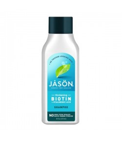 Odbudowujący szampon z biotyną dla włosów zniszczonych - Jason 473 ml