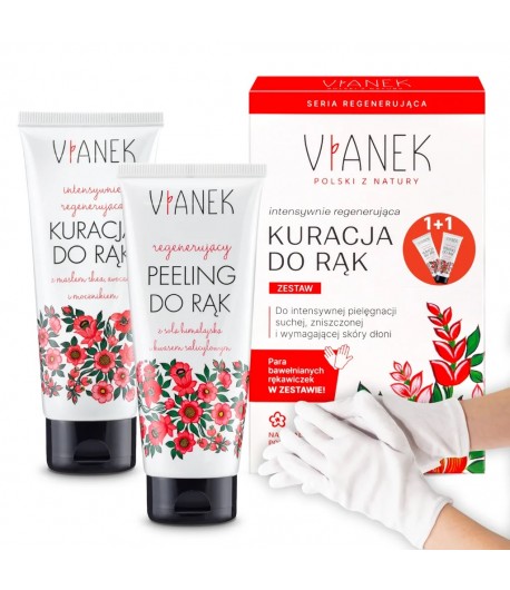 Intensywnie regenerująca kuracja do rąk - Vianek 2x75 ml
