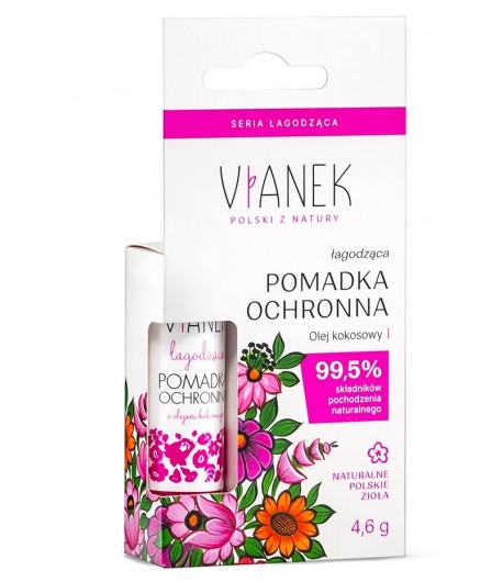 Łagodząca pomadka ochronna - Vianek 4,6g