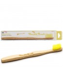 Bambusowa szczoteczka do zębów dla dzieci ULTRA SOFT żółta 14,5cm - Humble Brush