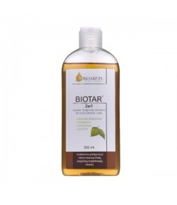2w1 ziołowo - dziegciowy szampon do mycia włosów i ciała - Biotar 300 ml