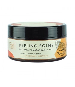 Peeling solny do ciała Pomarańcza - Chili - Nature Queen 250g