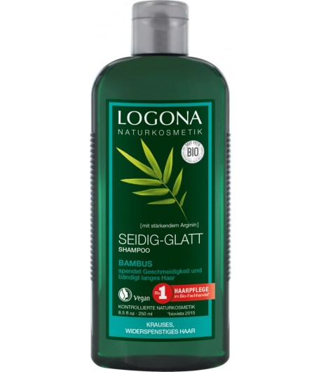 Wygładzający szampon z Bambusem - Logona  250 ml