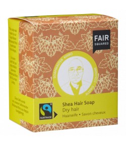 Szampon w kostce do włosów suchych z masłem Shea - Fair Squared 2x80g