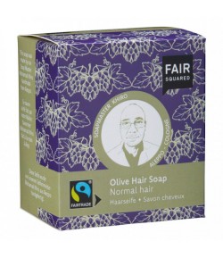 Oliwkowy szampon w kostce do włosów normalnych - Fair Squared 2x80g