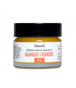 Mango Kokos - delikatny cukrowy peeling do ust - iossi 15ml