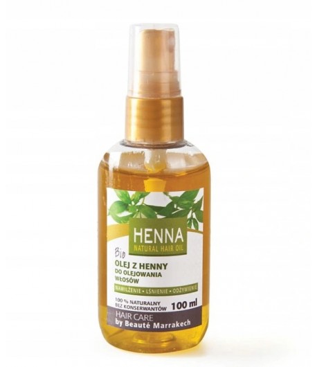 Olej z Henny Bio do olejowania włosów - Beaute Marrakech 100 ml