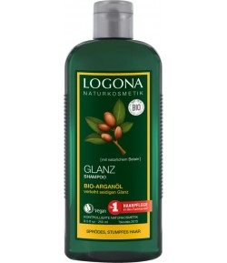 Szampon nadający połysk z olejem arganowym i olejem Inca Inchi - Logona 250 ml