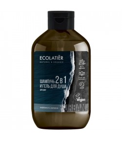 SPORT Szampon i żel pod prysznic 2w1 dla mężczyzn - Ecolatier 600 ml