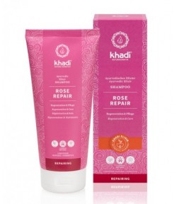 Róża - intensywnie odżywczy szampon Ajurwedyjski - Khadi 200 ml