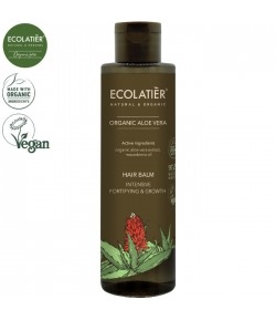 Wzmacniający balsam stymulujący wzrost włosów z aloesem - ECOLATIER 250 ml