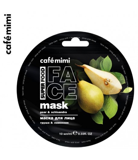 Maseczka do twarzy Gruszka i Cytryniec - CAFE MIMI 10 ml