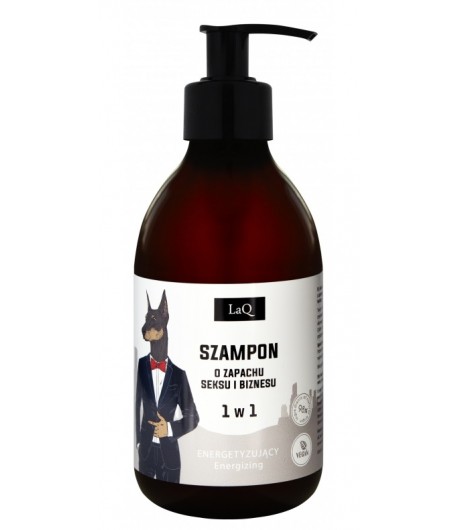 Doberman - szampon o zapachu seksu i biznesu 1w1 dla facetów - LaQ 300 ml