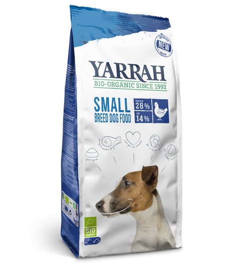 Karma z kurczakiem BIO (dla psa małej rasy) - YARRAH 2 kg