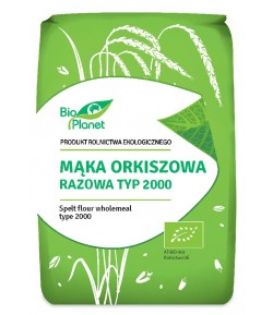 Mąka Orkiszowa razowa TYP 2000 BIO - Bio Planet 1 kg