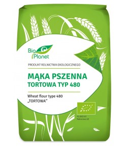 Mąka Pszenna tortowa TYP 480 BIO - Bio Planet 1 kg