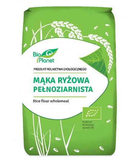 Mąka Ryżowa pełnoziarnista BIO - Bio Planet 500 g