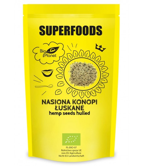 Nasiona KONOPI łuskane BIO - Bio Planet 200 g