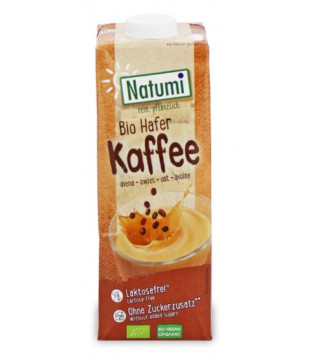 Napój owsiany o smaku kawy - bez dodatku cukrów - BIO - Natumi 1l