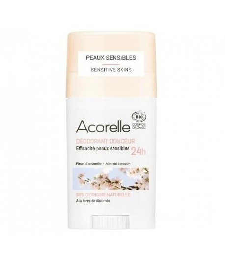 Almond Blossom - Organiczny dezodorant w sztyfcie z ziemią okrzemkową - Acorelle 45g
