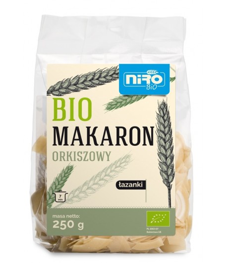 Makaron (orkiszowy) ŁAZANKI BIO - NIRO 250 g