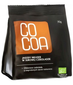 Jagody Inkaskie (miechunka) w surowej Czekoladzie BIO - COCOA 70g