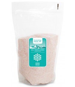 Sól Himalajska różowa - drobno mielona - Bio Planet 1kg