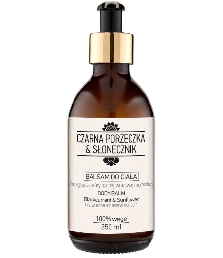 Balsam do ciała - Czarna porzeczka & Słonecznik 250ml