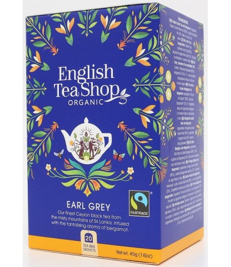 Herbata EARL GREY FAIR TRADE BIO (20 x 2,25 g) - ENGLISH TEA SHOP ORGANIC 40g