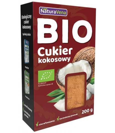 Cukier Kokosowy BIO - NATURAVENA 200g
