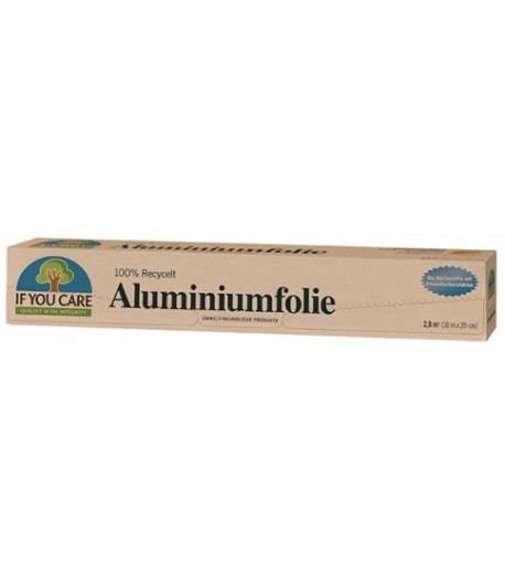 Folia aluminiowa w 100% z recyklingu 10mx29cm - IF YOU CARE