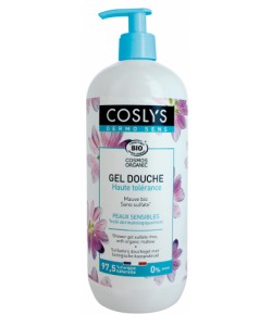 Żel pod prysznic z organiczną malwą - COSLYS 950 ml