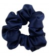 Satynowa scrunchie - granat - BoMoye