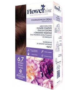 Farba FlowerTint 6.7 Ciemny kakaowy blond seria kakaowa 120ml