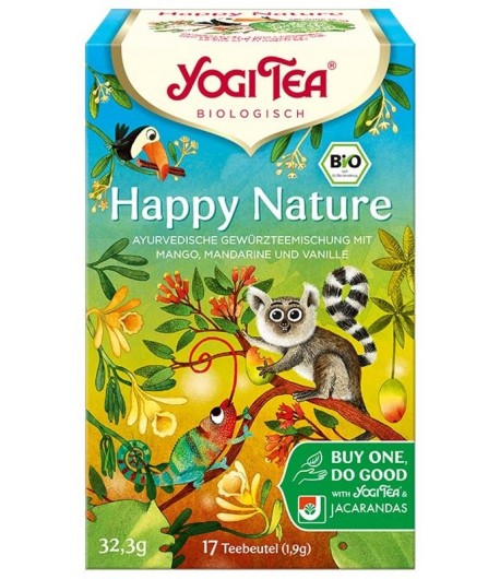 HAPPY NATURE Herbatka na pomoc lasom deszczowym BIO - YOGI TEA®