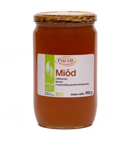 Miód nektarowy LIPOWY BIO - PASIEKA PUCER 950 g