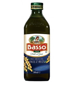 Olej z ryżu (ryżowy) - BASSO 500 ml